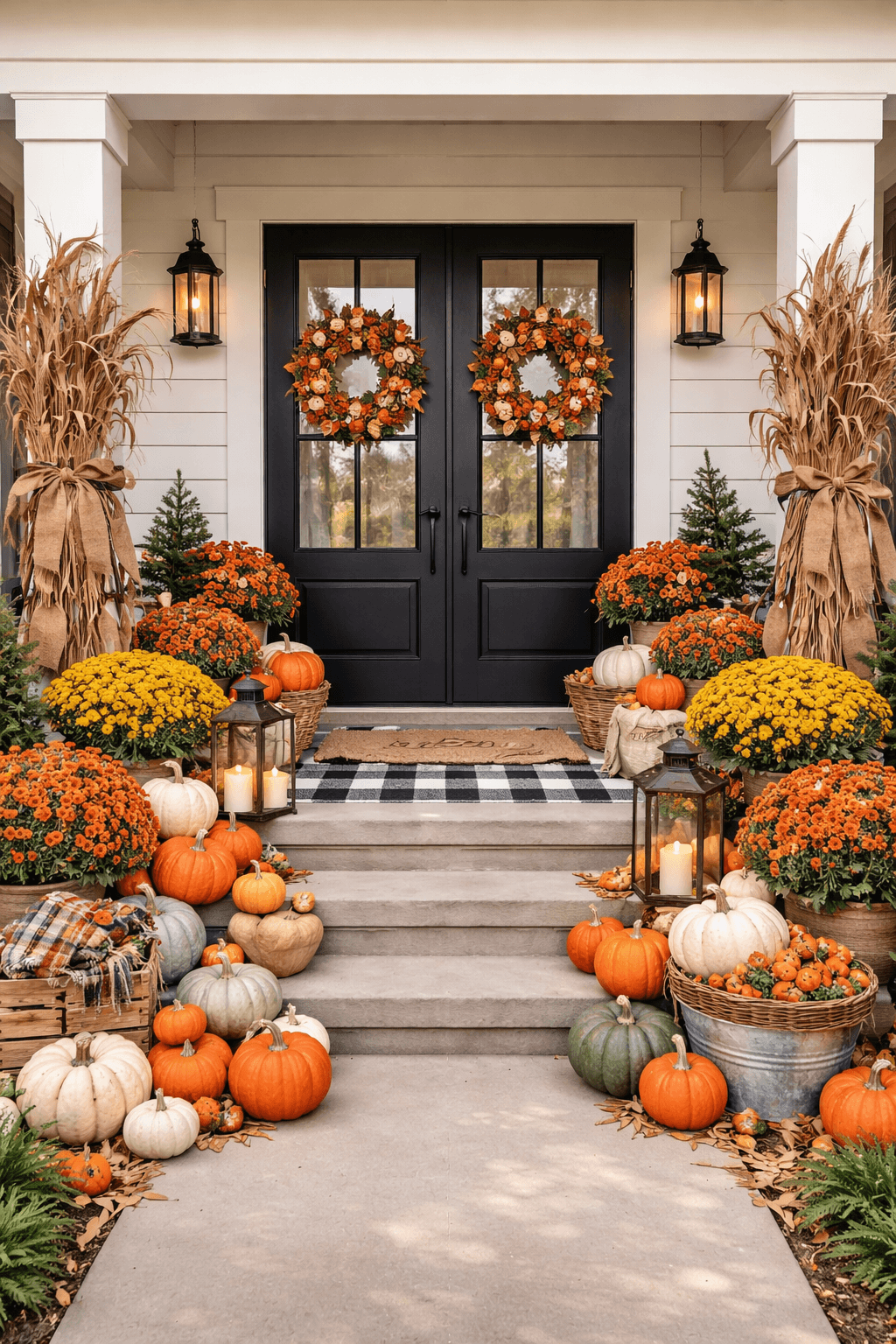 Curated fall display